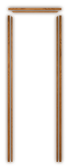 XL Solid Timber Core Oak Door Lining (single door)